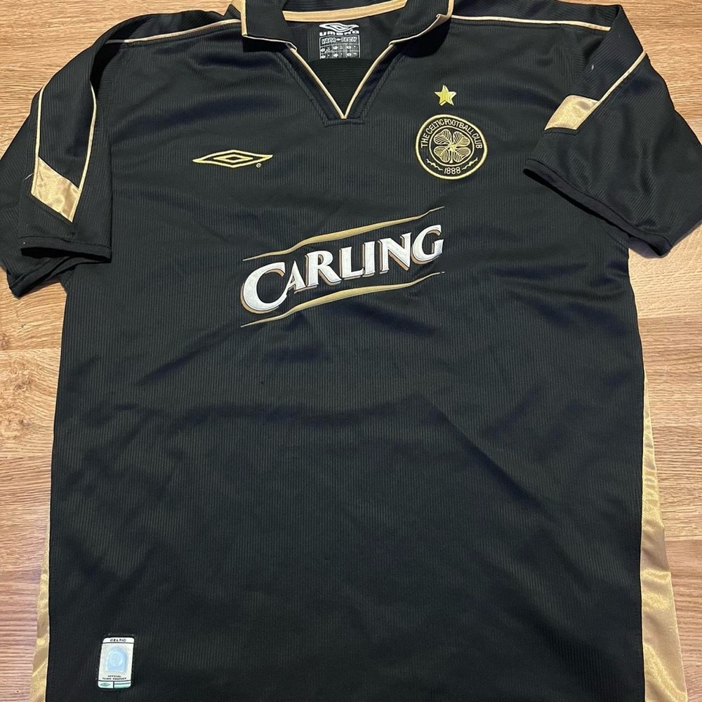 Vintage Celtic Scotland 2003 2004 Away Football Shirt Soccer Jersey Umbro Kit L
